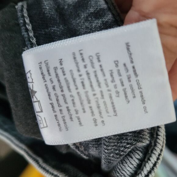 31 RAG & BONE CASEY HIGH RISE ANKLE FLARE HARLEY RAW EDGE HEM GRAY JEANS - Picture 5 of 10